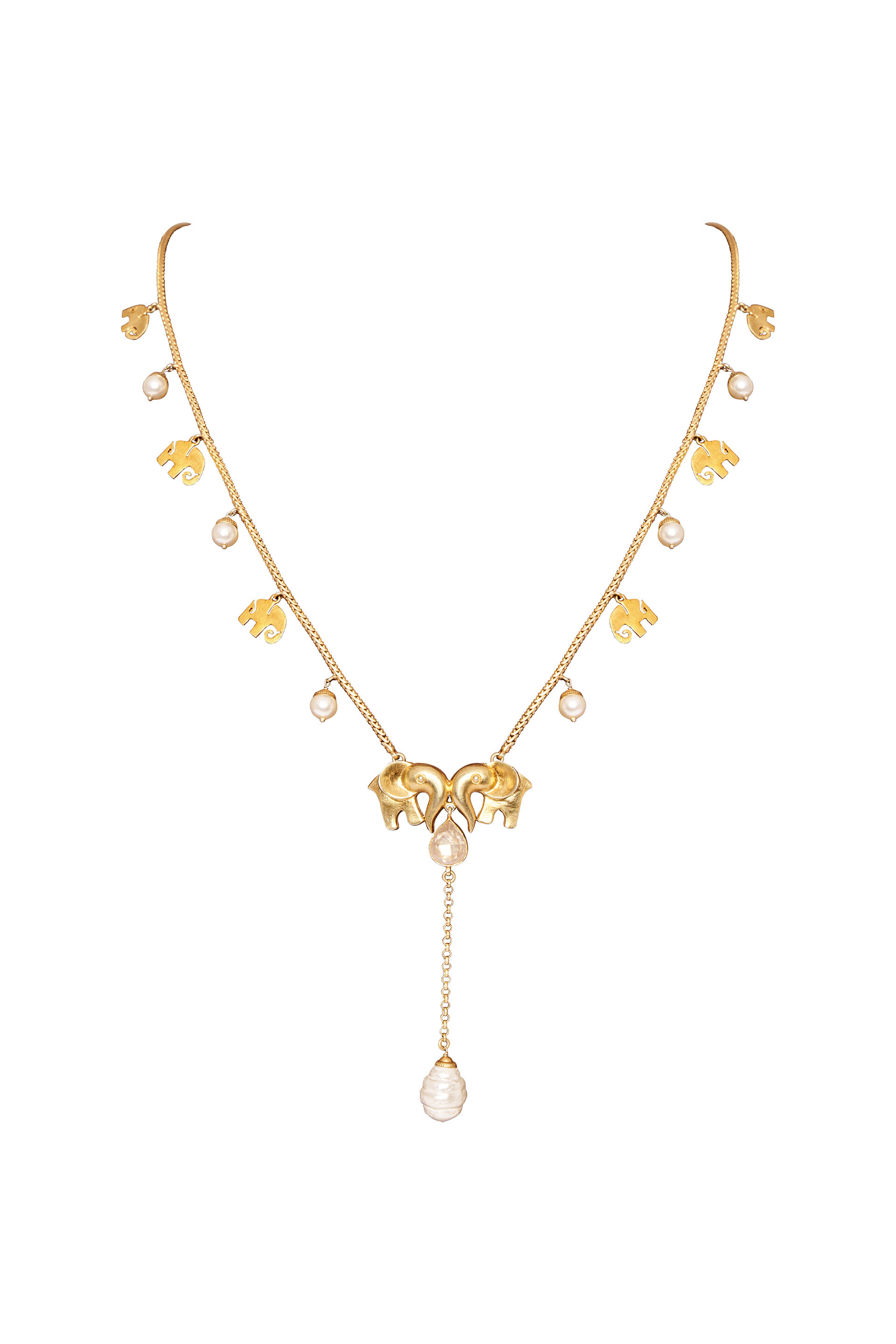 The Haathi Charm Necklace, , image 1