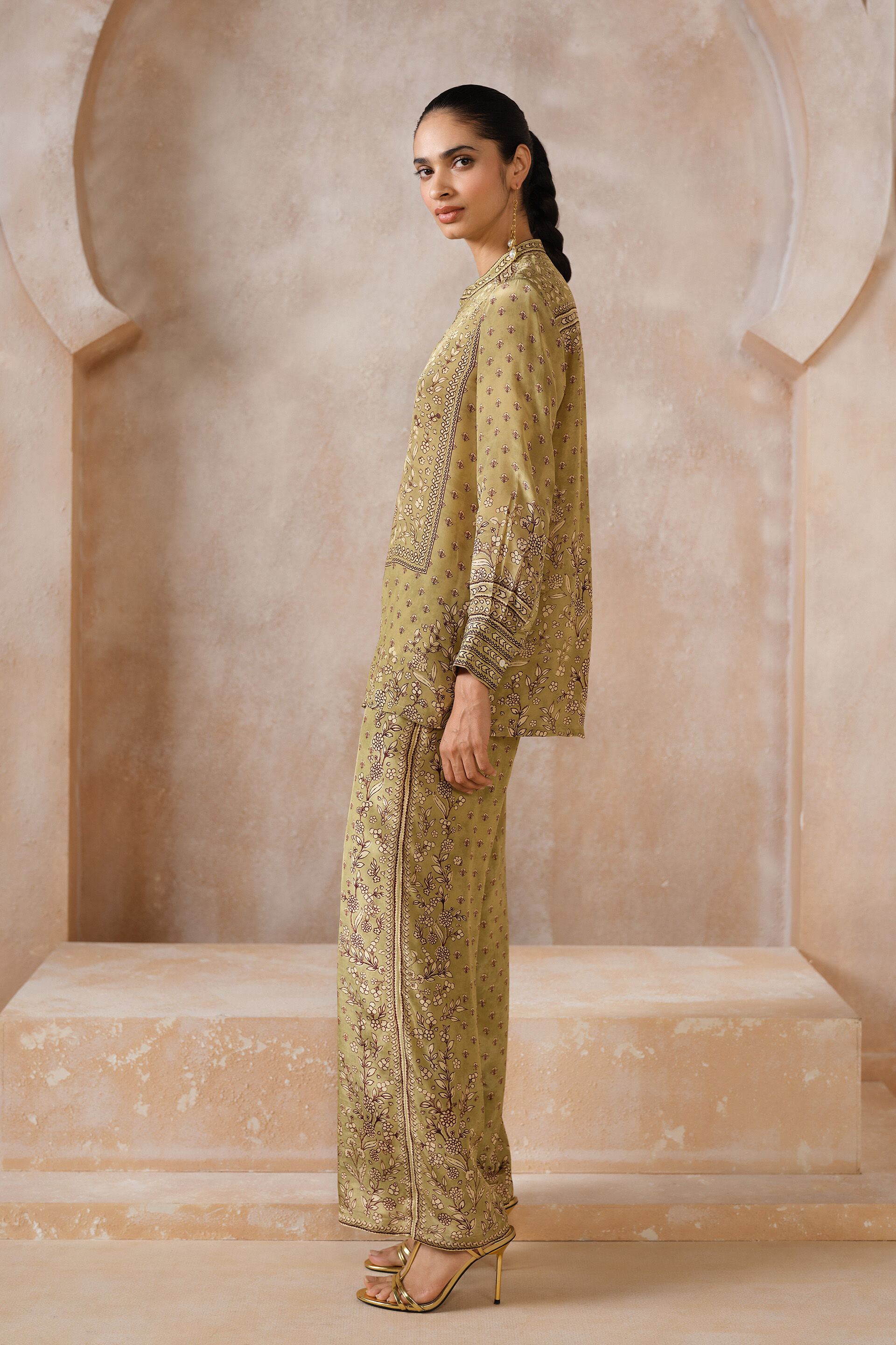 Gwylan Co-ord - Sage, Sage, image 3