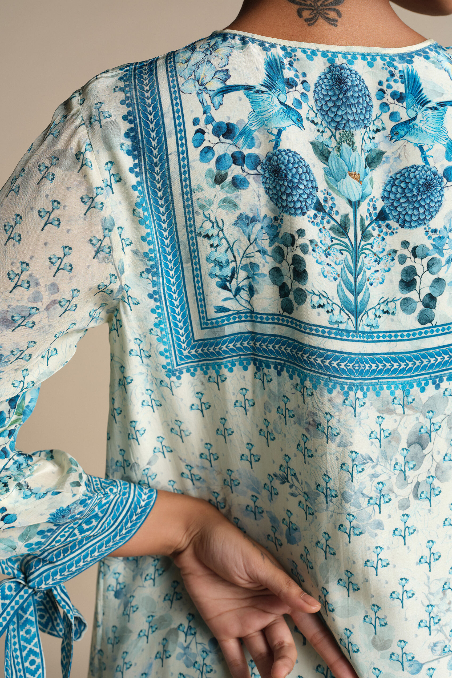 Twila Kurta Set  - White, White, image 7