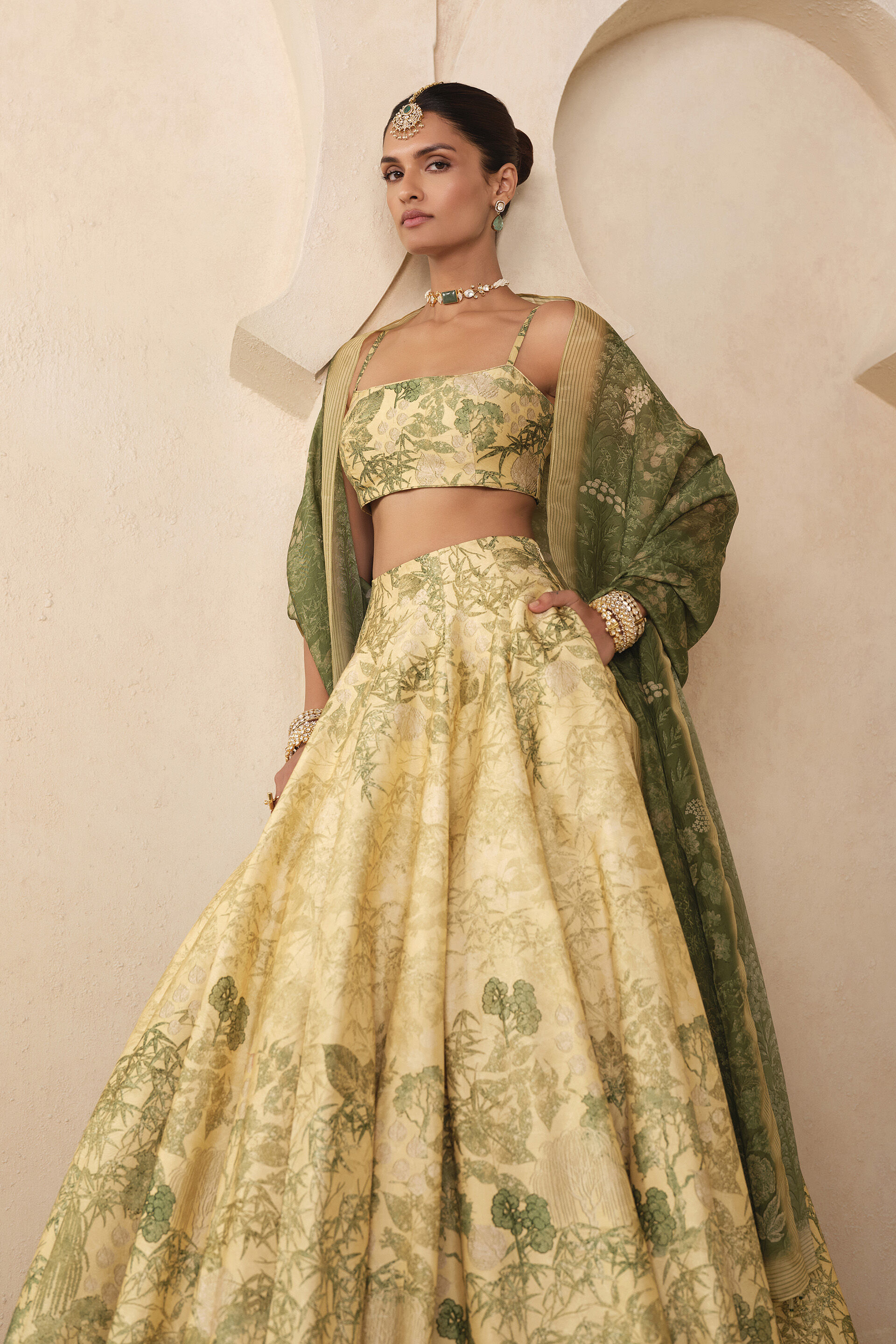 Suha Skirt Set - Yellow, Yellow, image 3