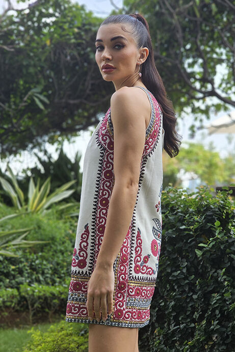 Flowers Of The Forest Dress - Cream, , image 2