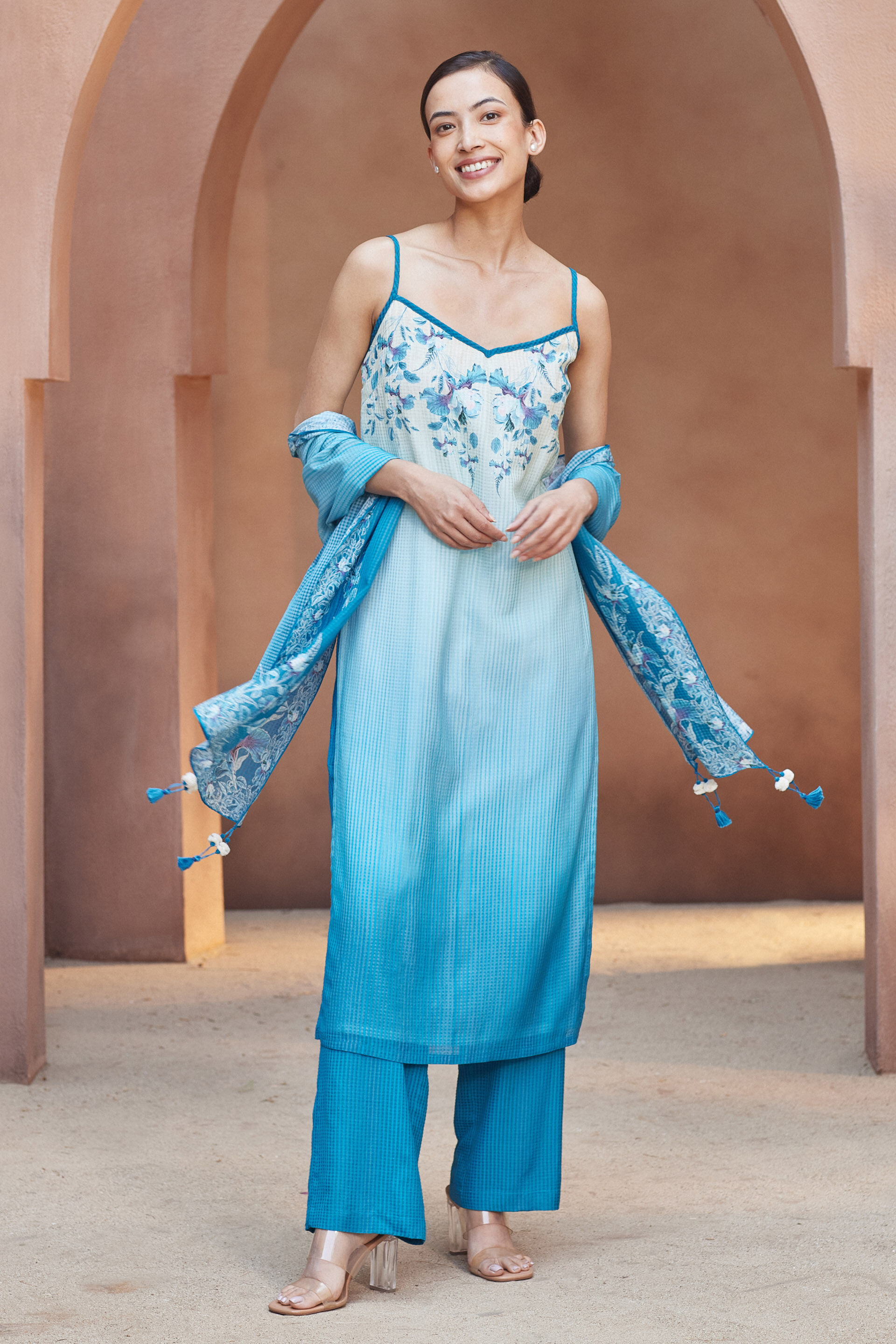 Alani Dupatta - Blue, Blue, image 3