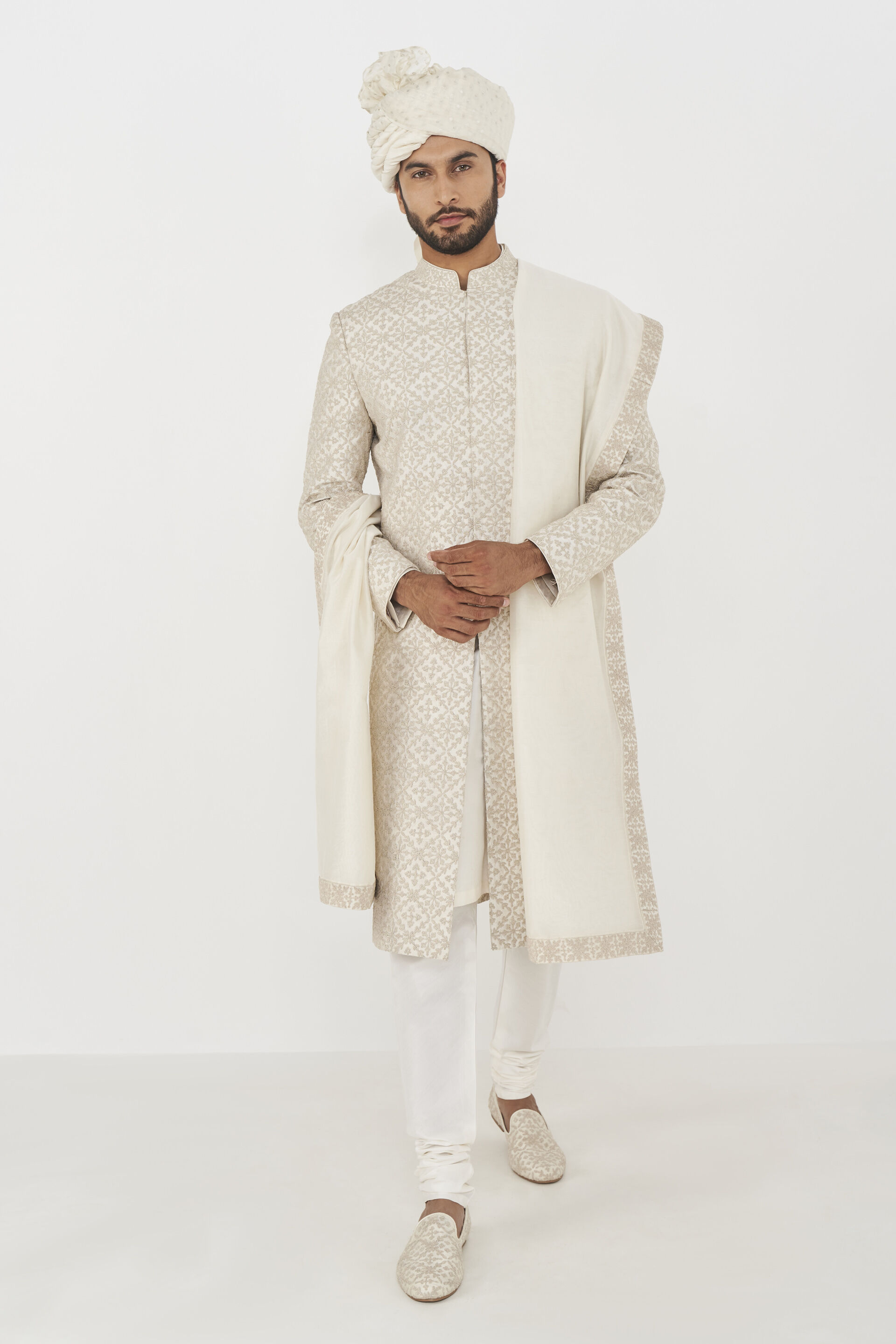 Anagh Dupatta - Off White