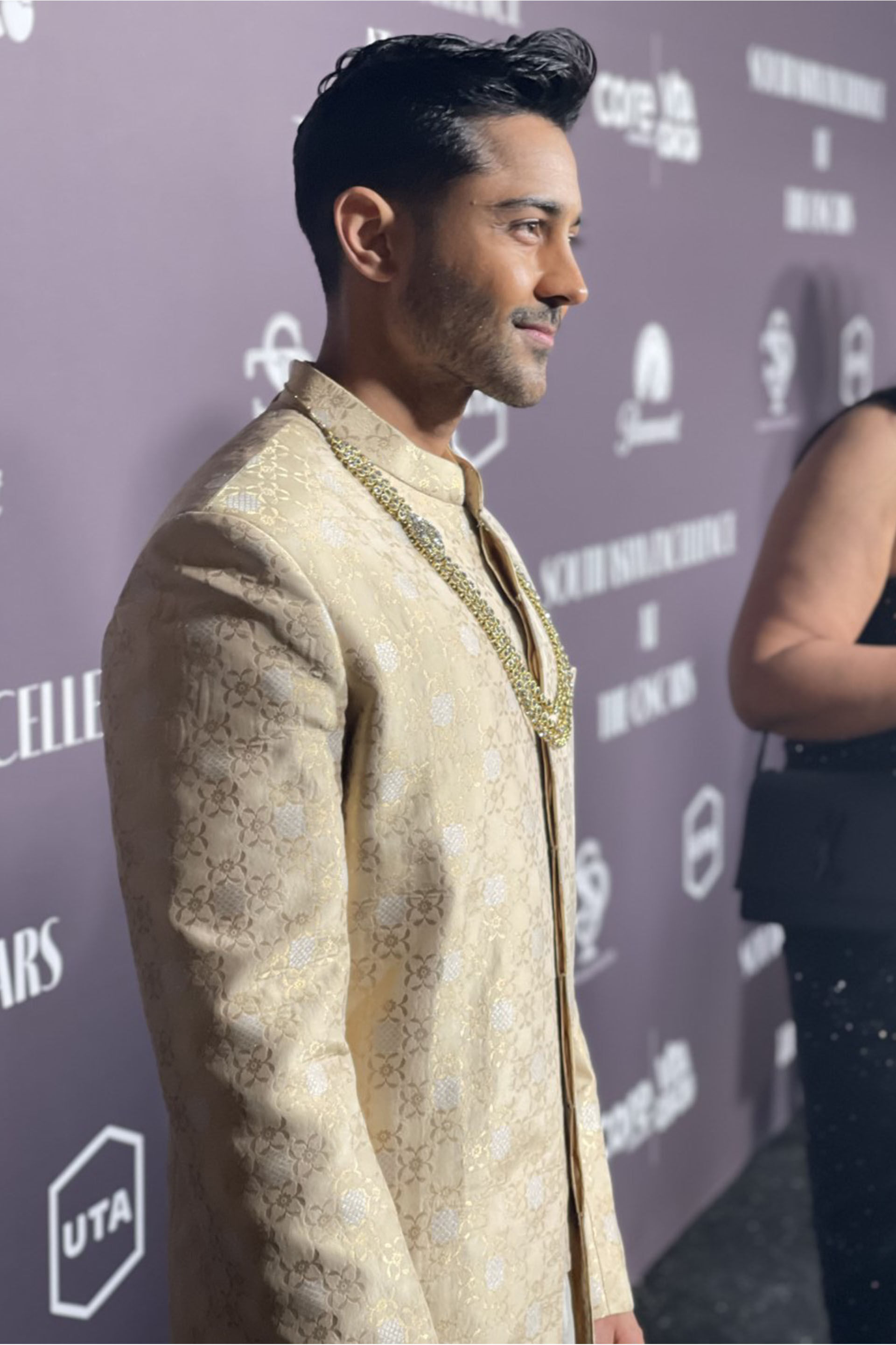 Farzad Sherwani-Off White, , image 6