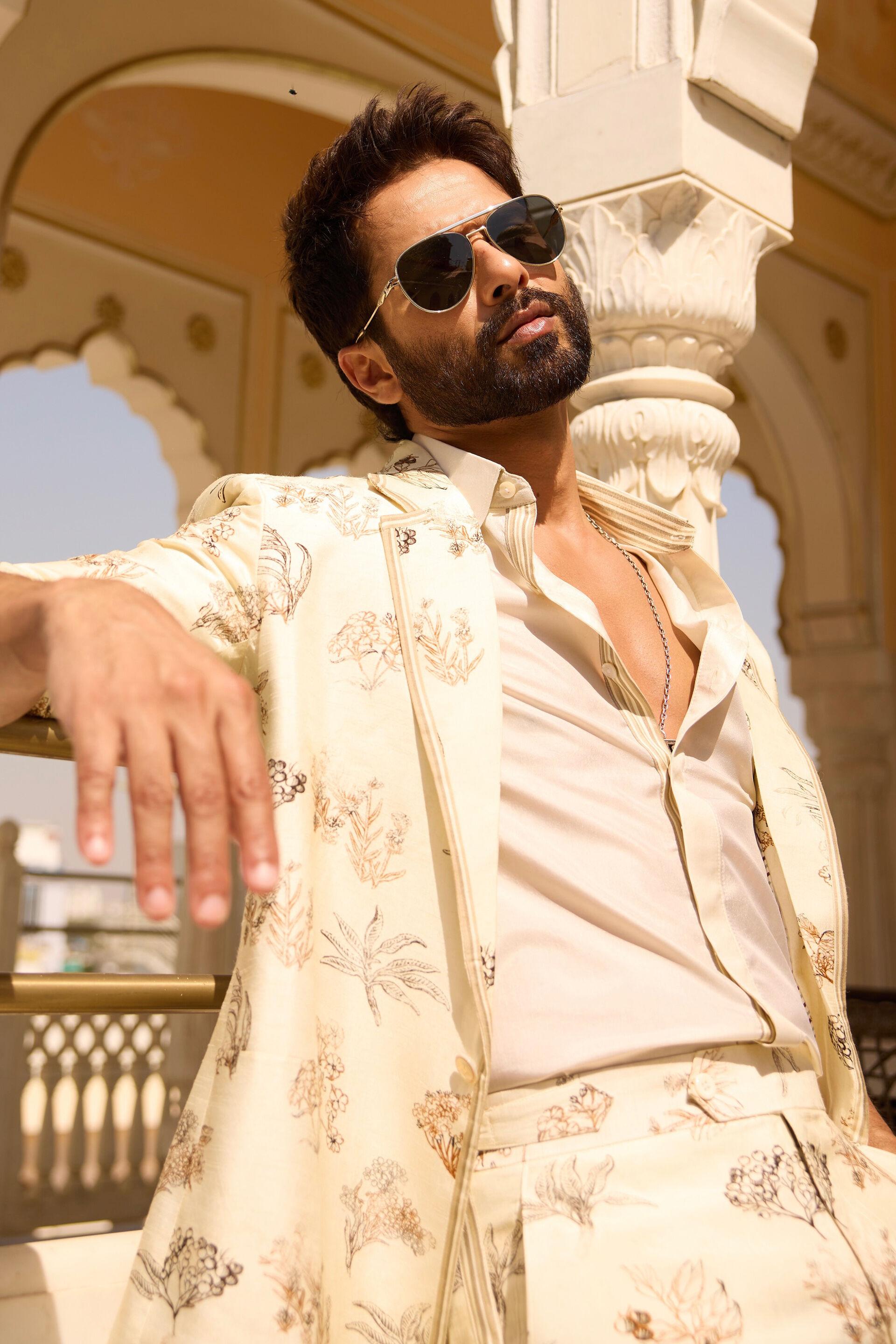 Arnay Blazer Set - Ecru, , image 2