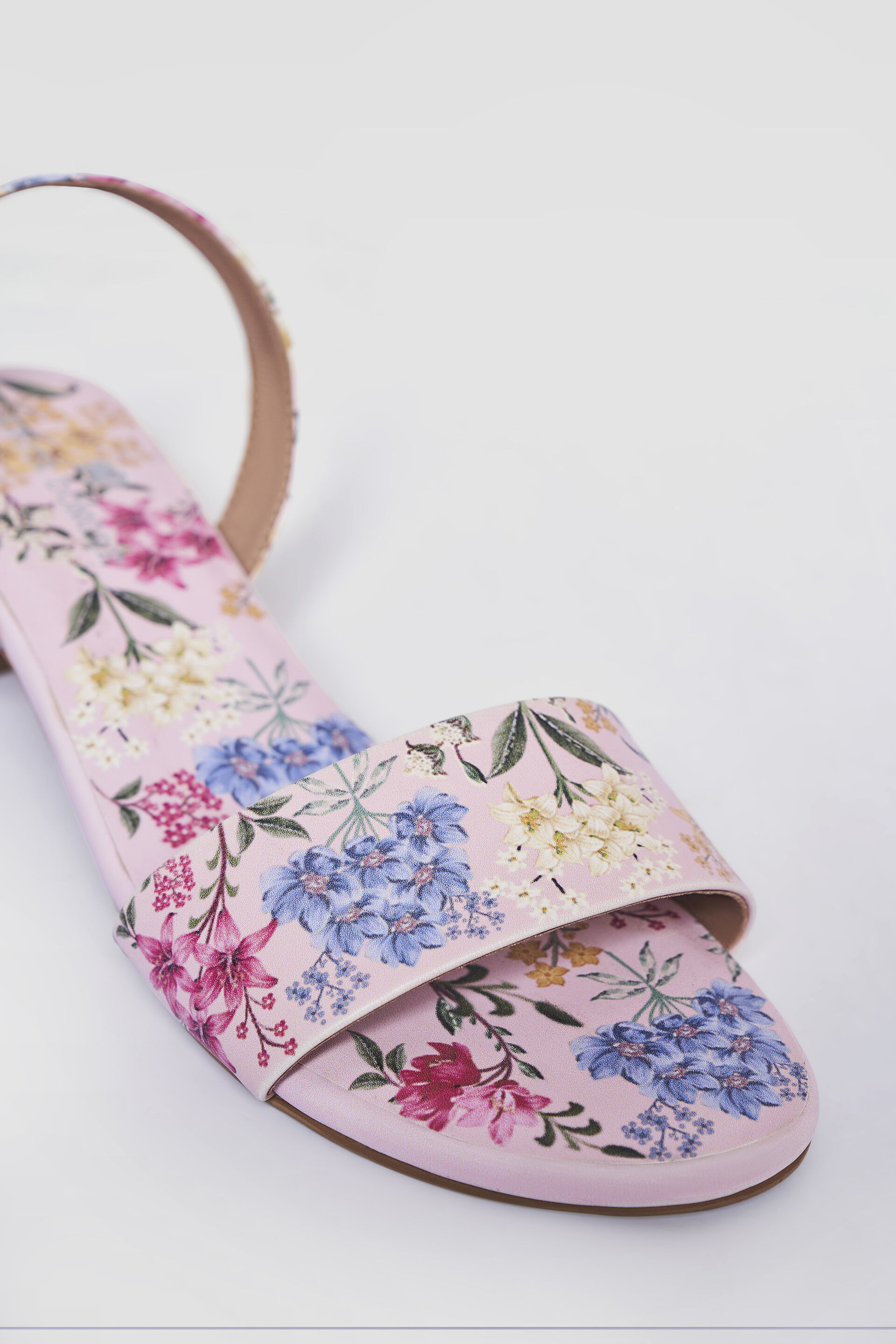 Summerbloom Sling Back Sliders - Blush, Blush, image 4