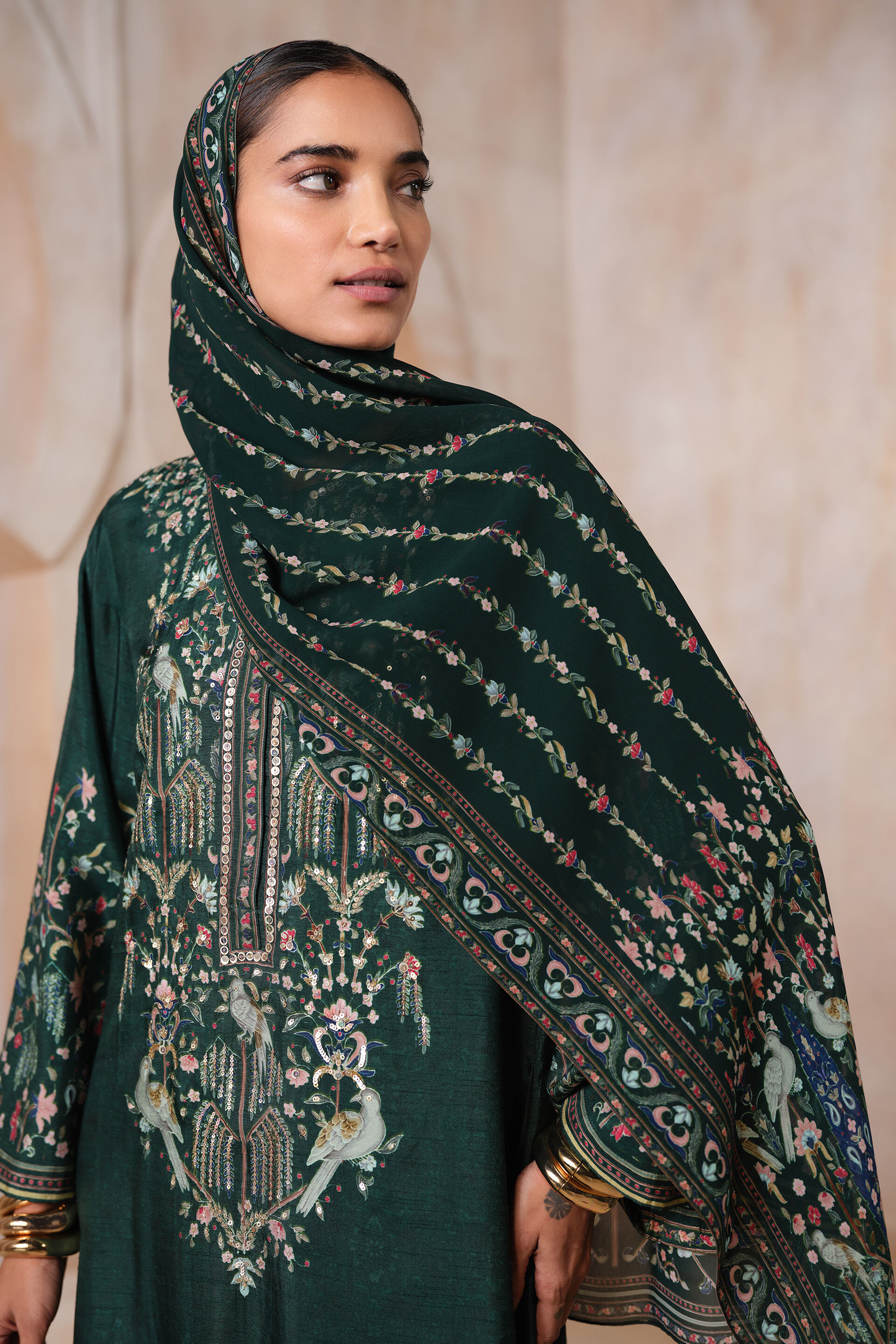 Arunika Stole - Green