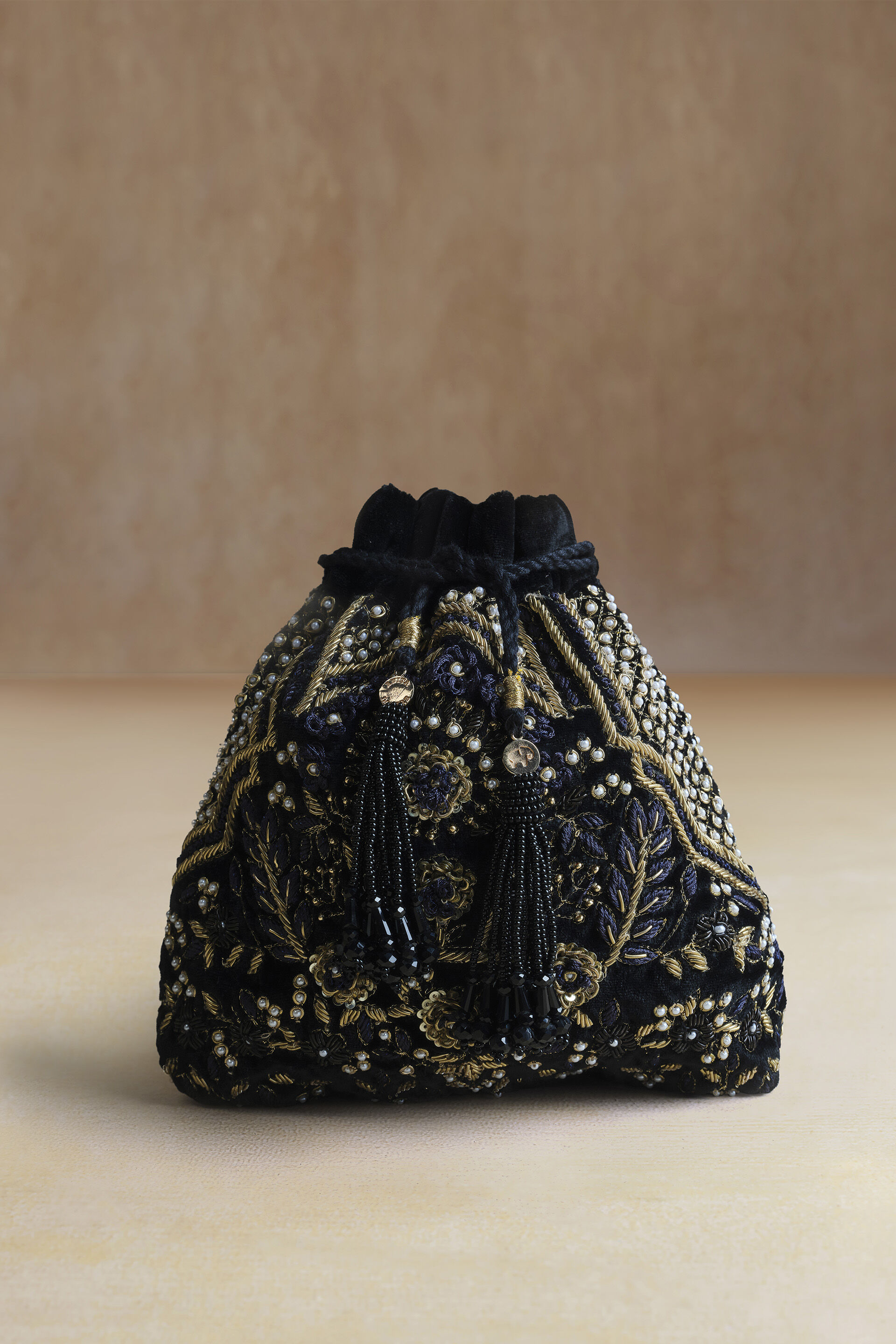 Blooming Ballad Potli - Black