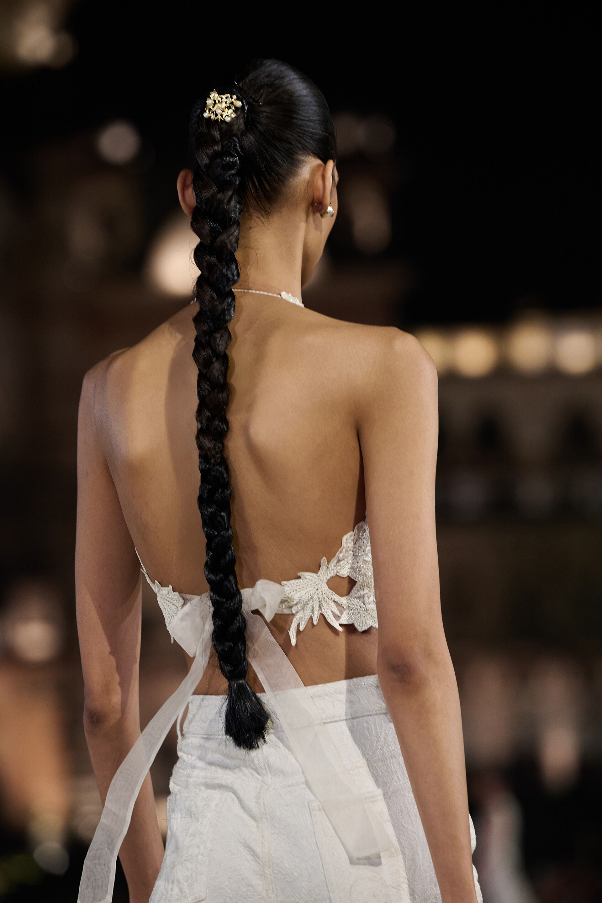 Sylva Embroidered Broderie Pant Set - Ivory, Ivory, image 2