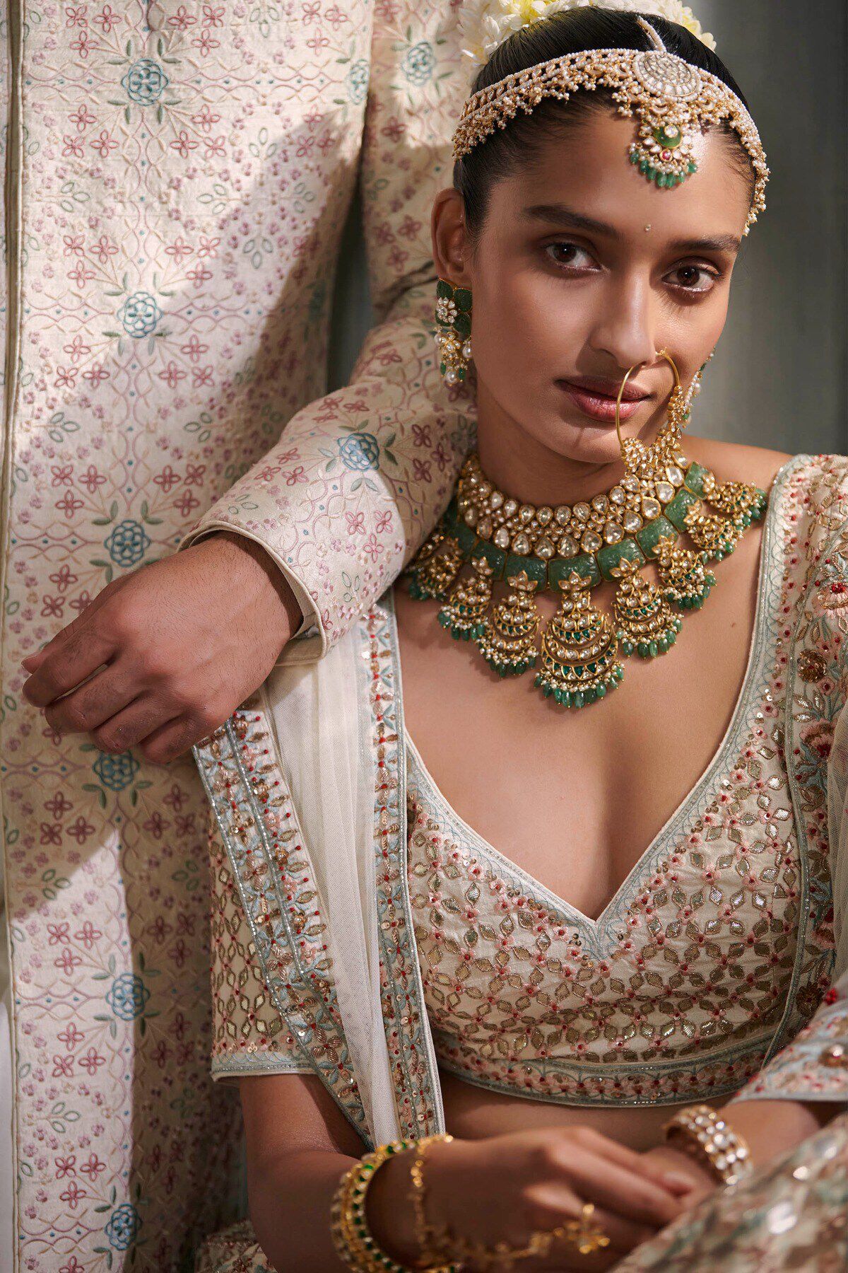 8 - Srinithi Lehenga Set &ndash; Ivory, image 8