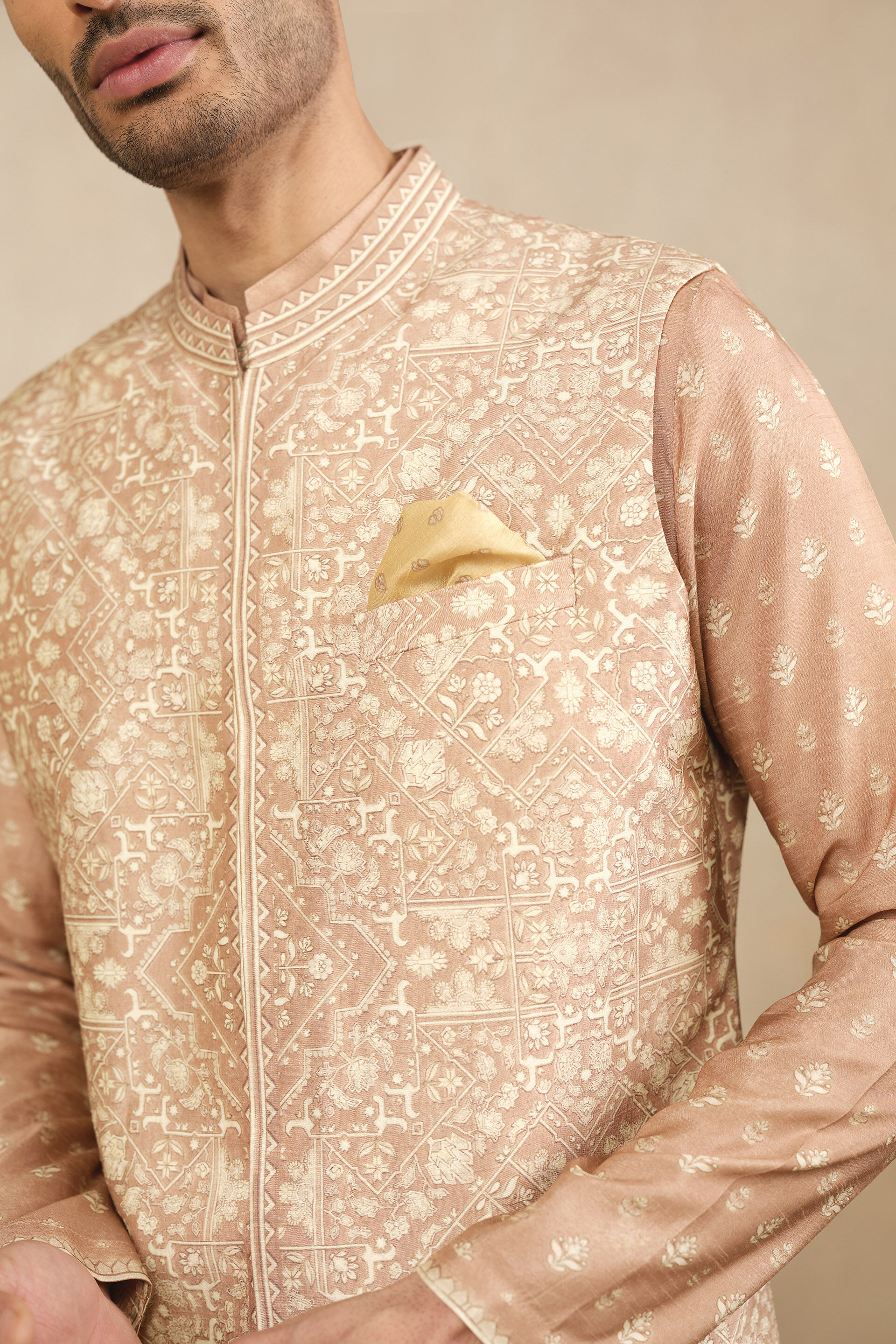 Taran Nehru Jacket - Blush, Blush, image 6