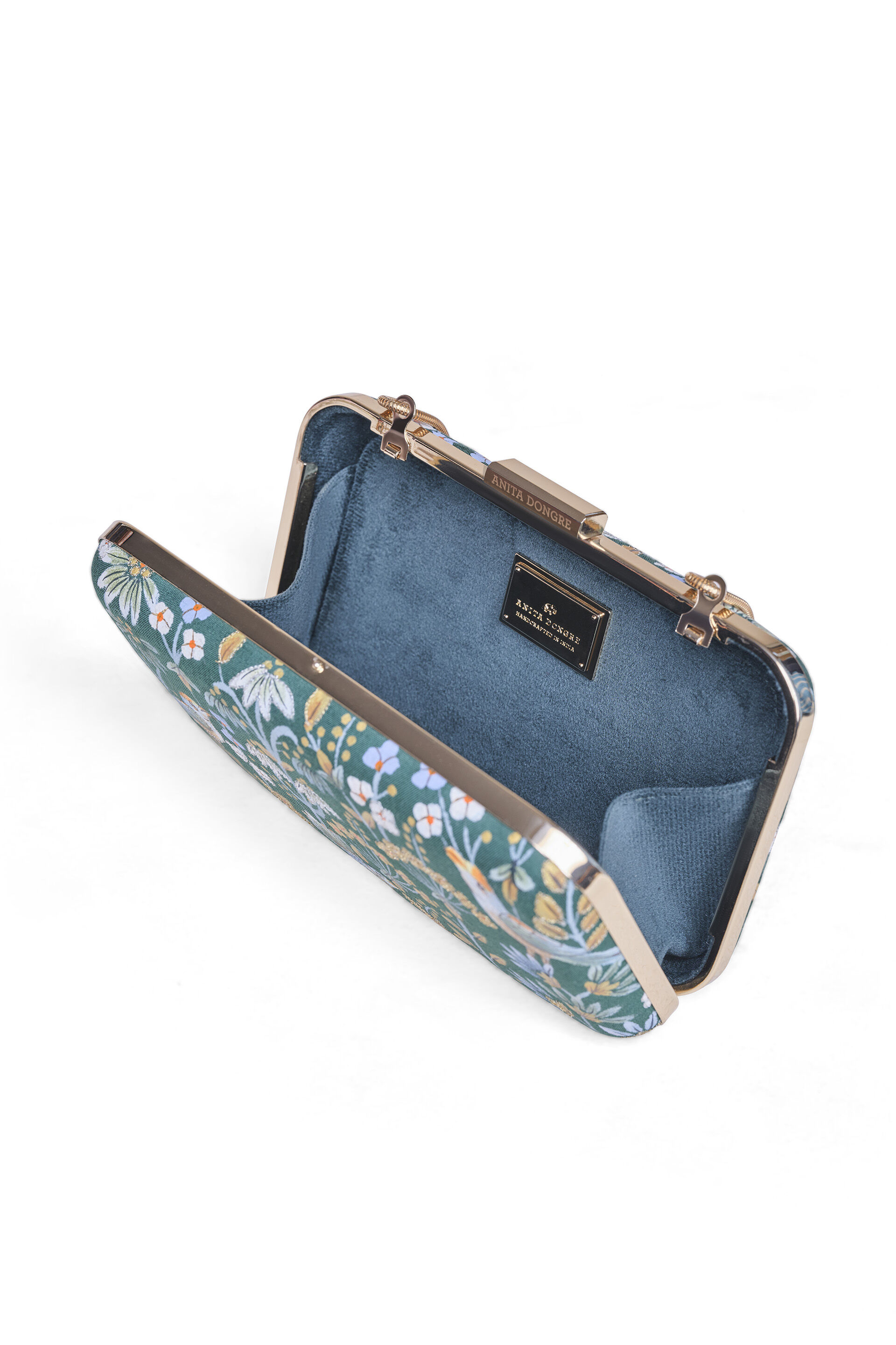 Pichhwai Clutch - Starling Green, Green, image 7