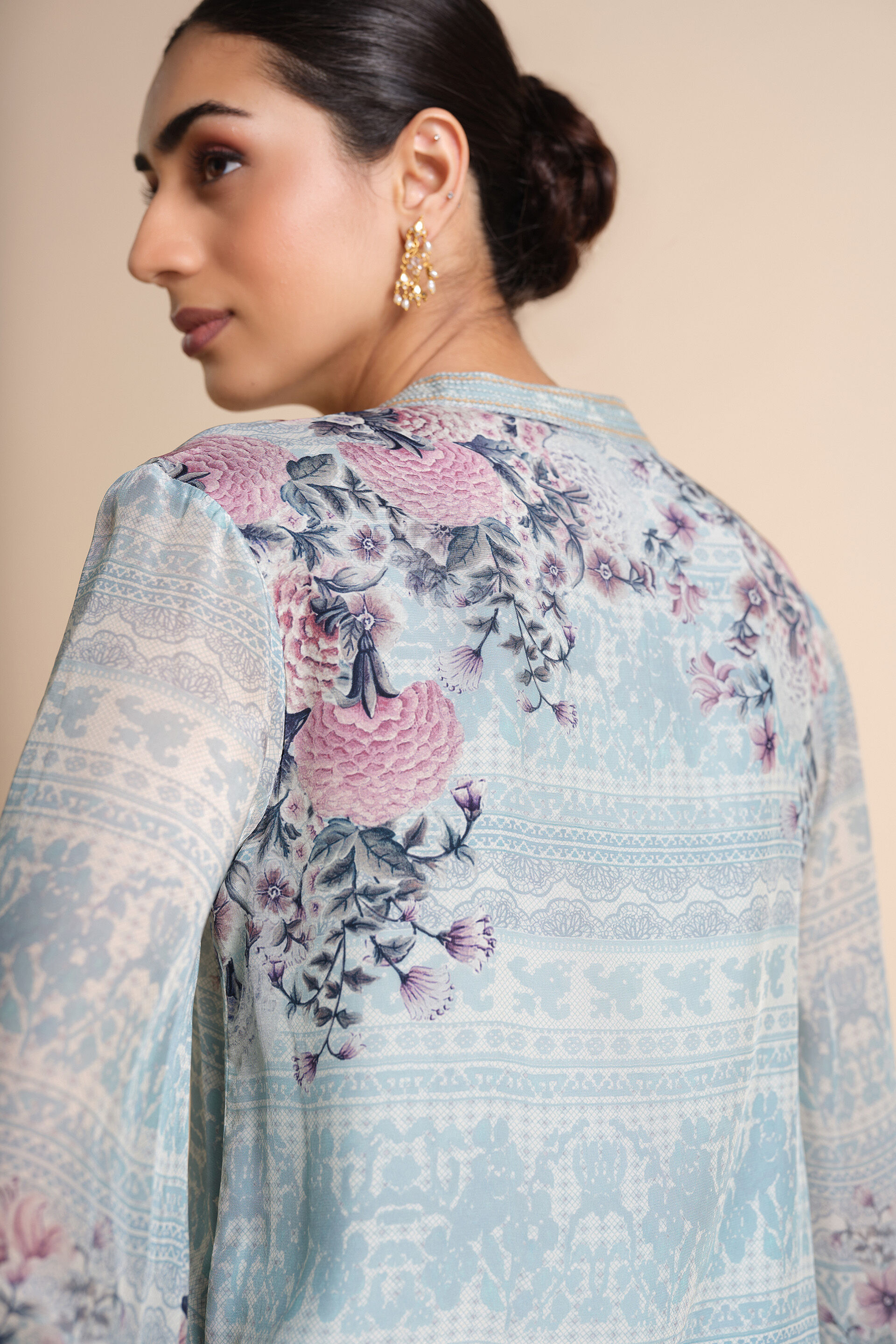 Vanisa Kurta Set - Powder Blue, Powder Blue, image 7