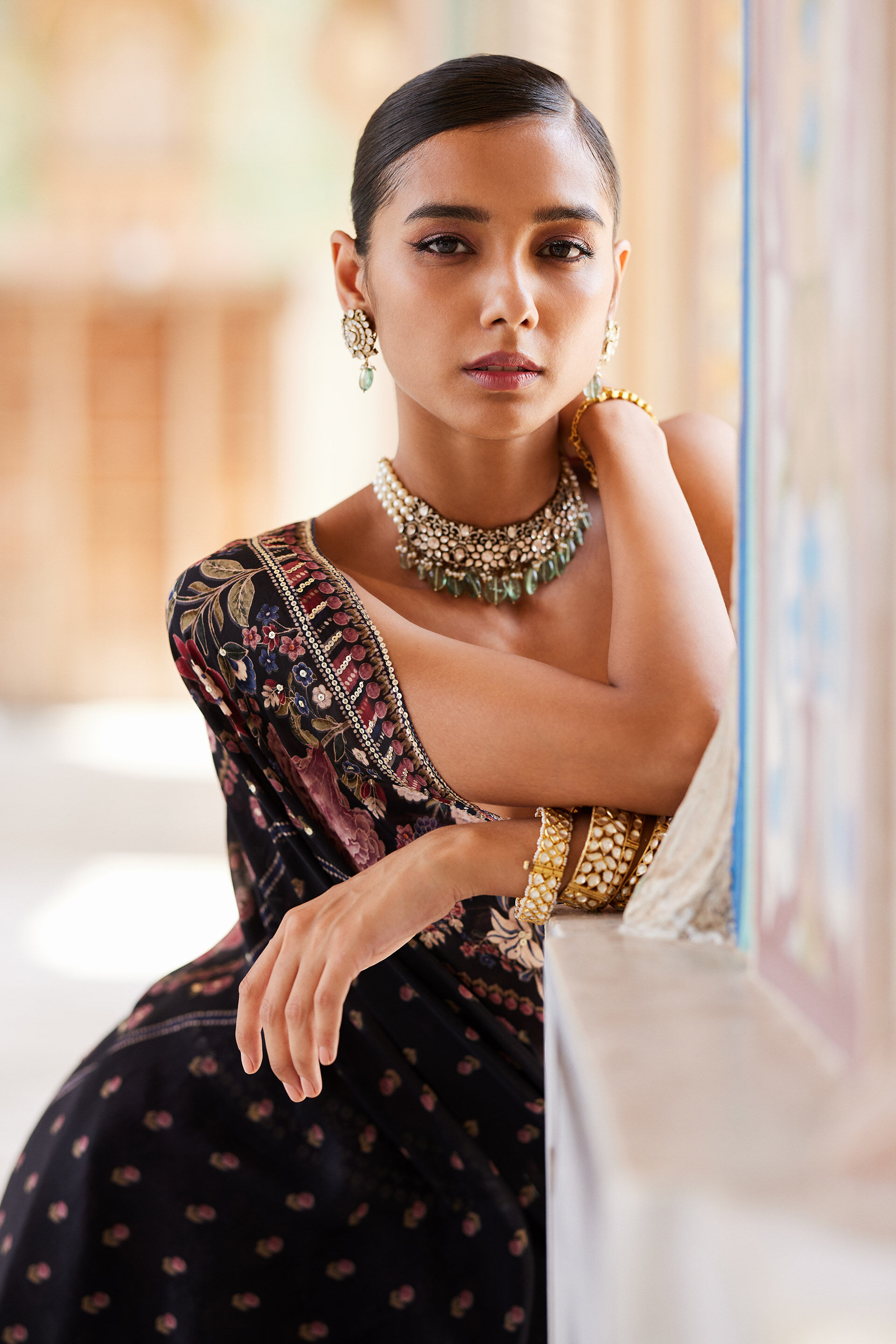 Shimaz Lehenga - Black, Black, image 8