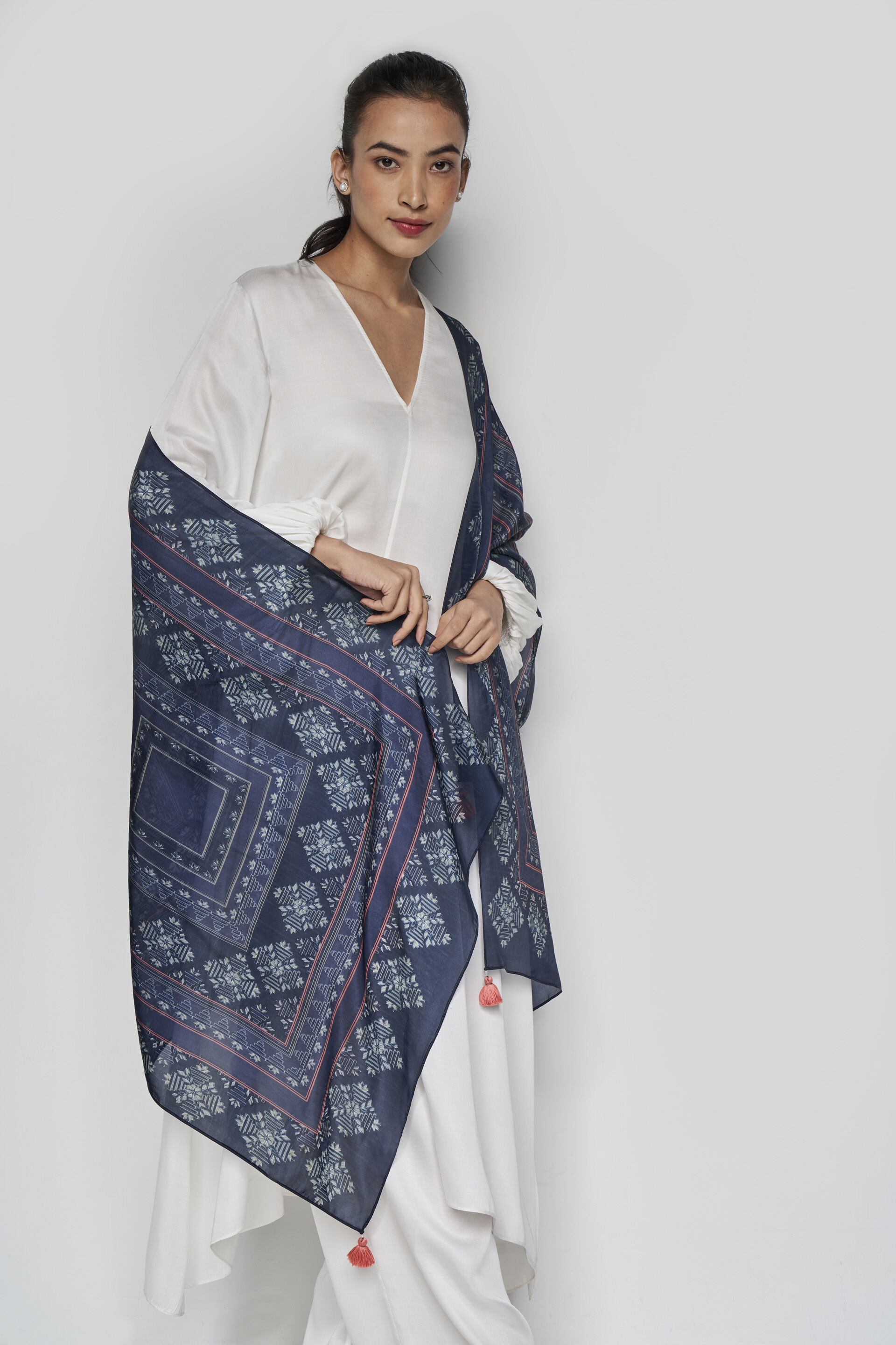 Malvasia Dupatta - Blue