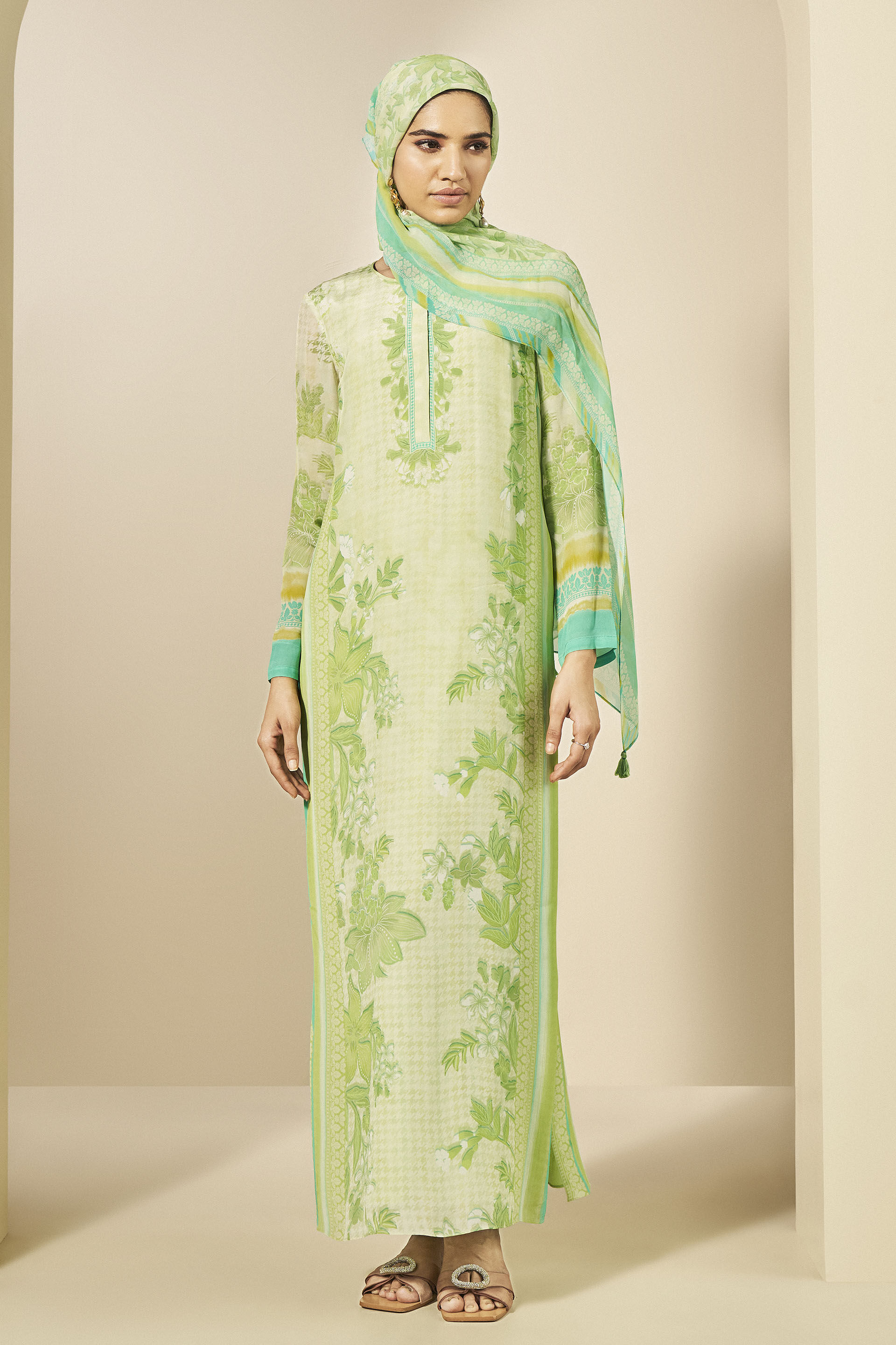 Mongo Scarf - Lime, Lime, image 3