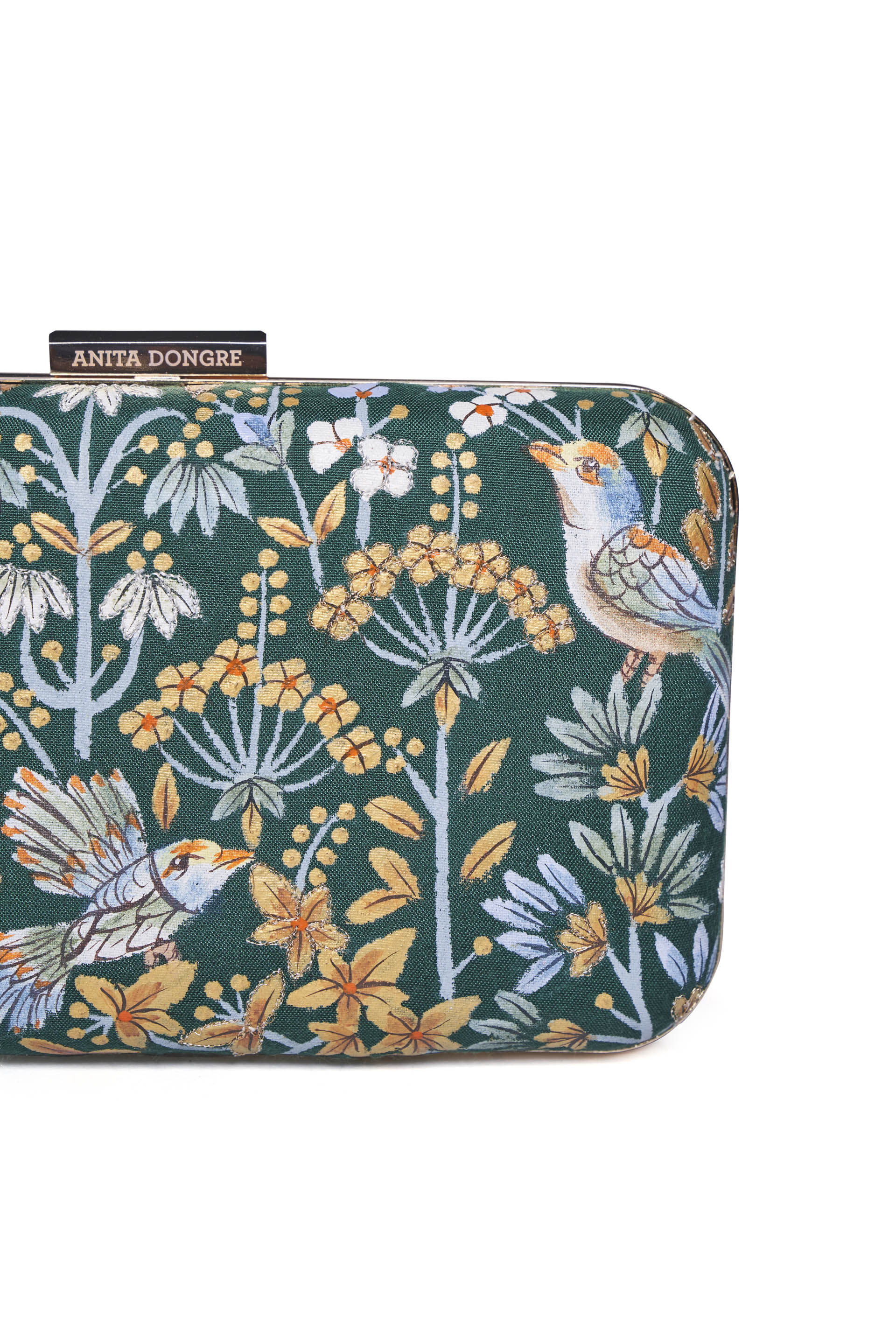 Pichhwai Clutch - Starling Green, Green, image 9