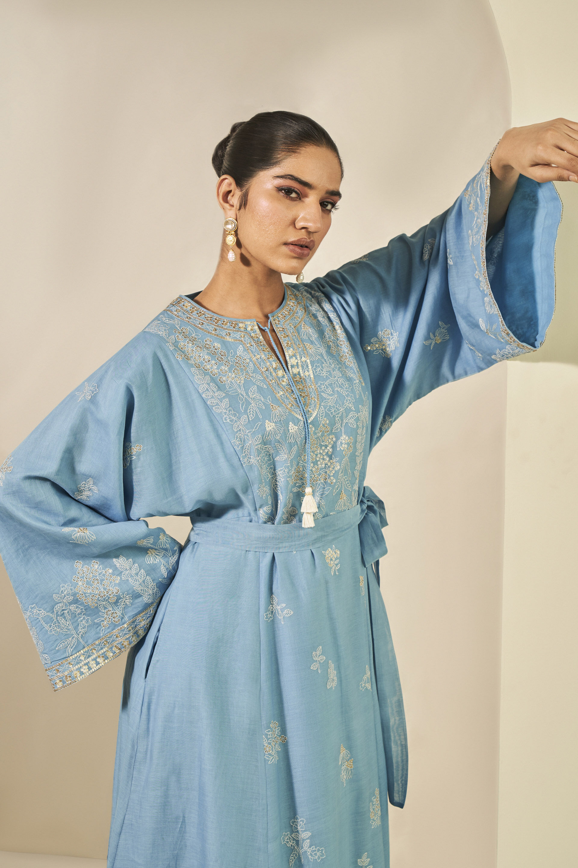 Armonia Kaftan - Blue, Blue, image 3