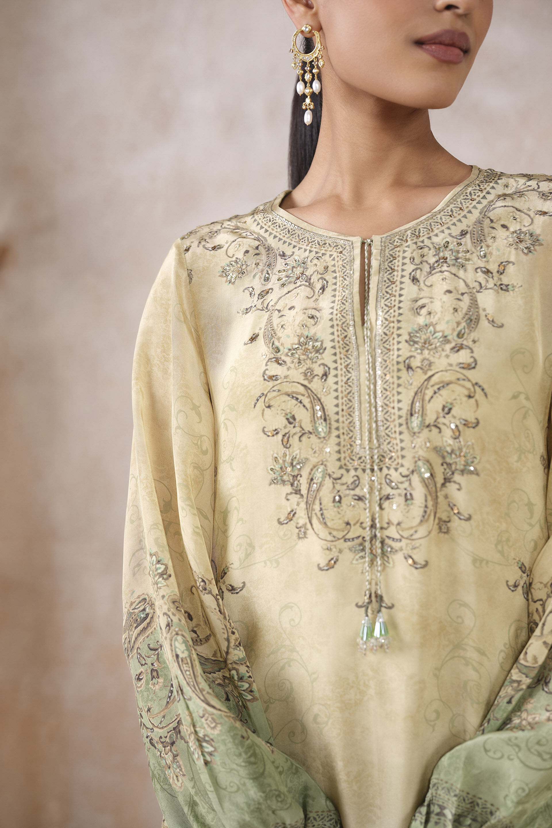 Norcia Kaftan - Green, Green, image 5