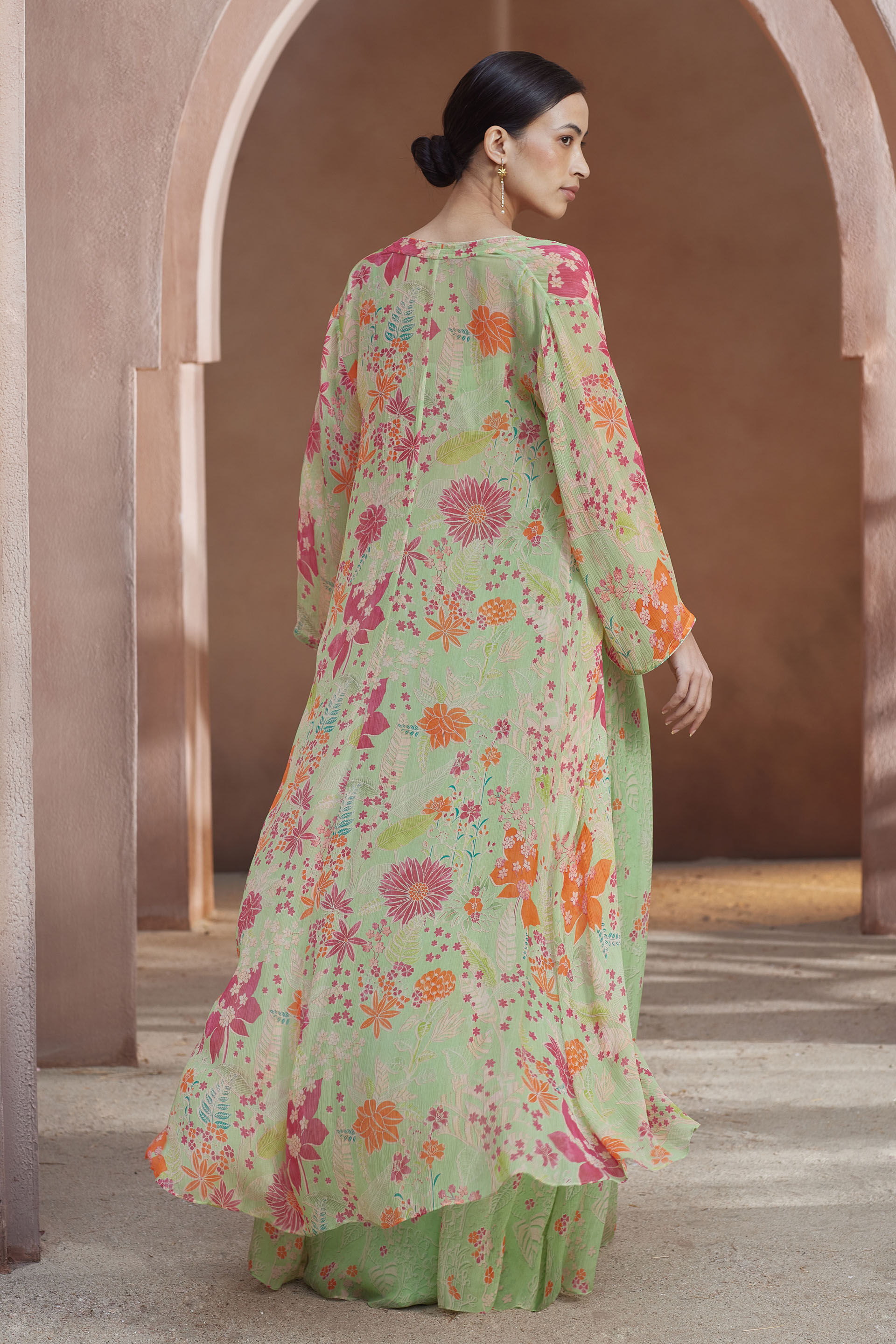 Juliette Crop Top Pant Set - Lime, Lime, image 4